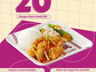 Promo Solaria BRI Diskon 20% setiap akhir pekan sampai Januari 2026