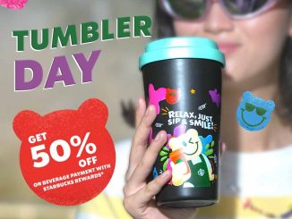 Promo Starbucks Tumbler Day Diskon Minuman 50% dengan bawa tumbler