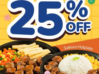 Promo Steak With U 2.2 Saikoro Steak & Hotplate Diskon 25% 2 Februari 2026