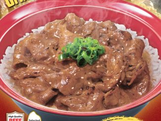 Promo Sukiya Grilled Beef Bowl Regular Size Rp. 39.000 dengan daging sapi grilled juicy