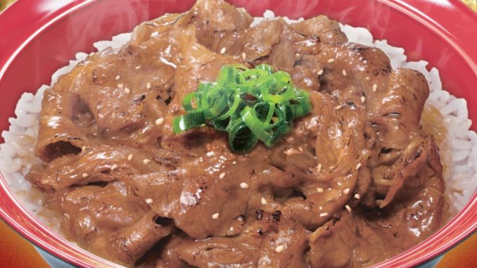 Promo Sukiya Grilled Beef Bowl Regular Size Rp. 39.000 dengan daging sapi grilled juicy