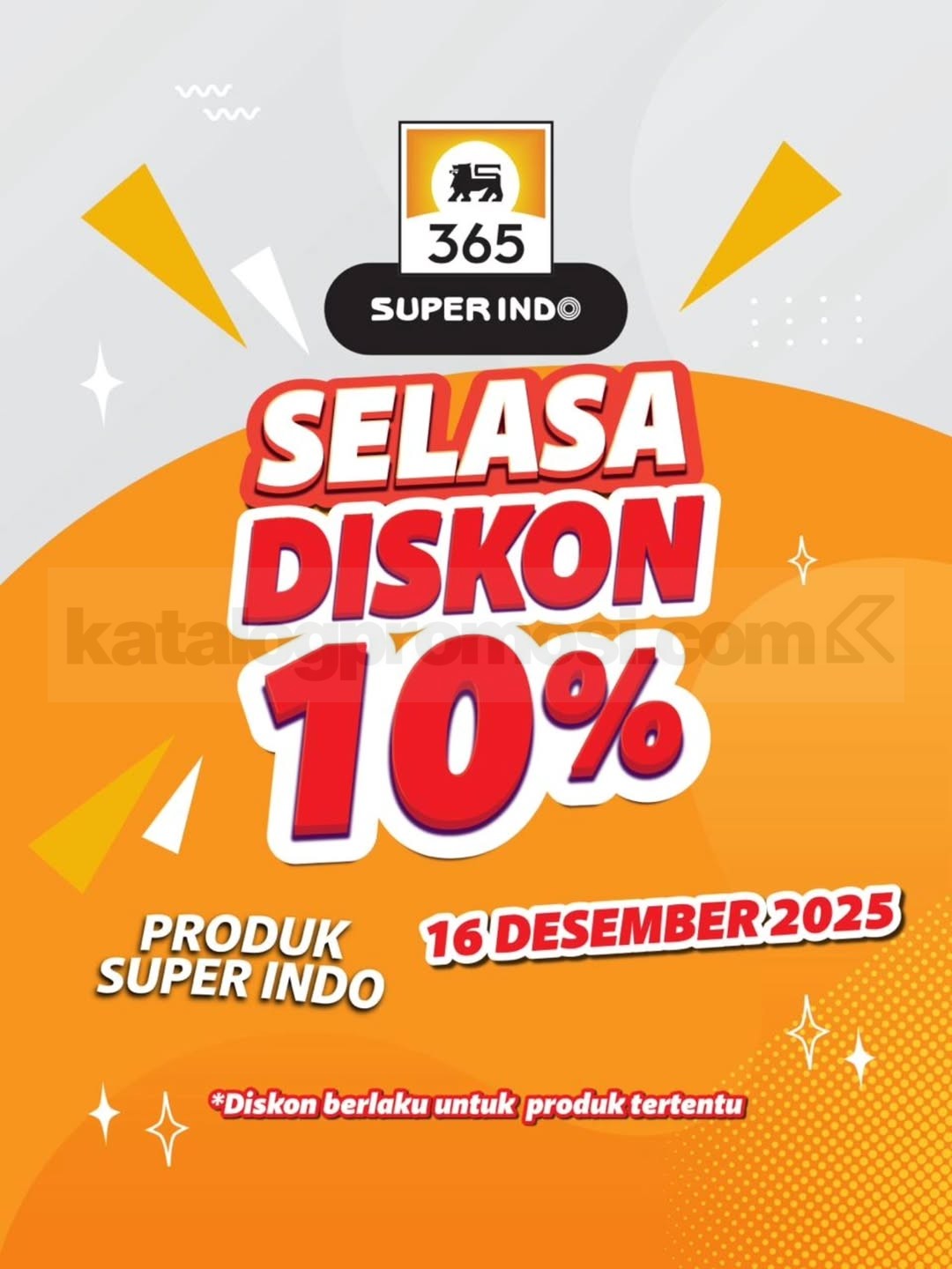 Promo SuperIndo Selasa Extra Diskon 10% untuk Produk Pilihan* Promo SuperIndo Selasa Extra Diskon 10% untuk Produk Pilihan* 1