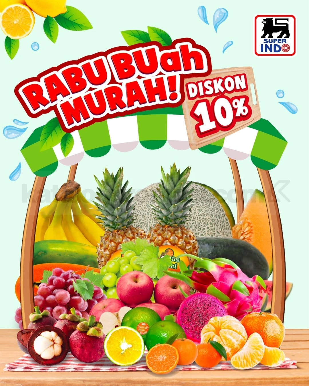 Promo Superindo Rabu Buah Murah Diskon 10% Buah Segar Promo Super Indo Rabu Buah Murah diskon 10% buah segar 17 Desember 2025