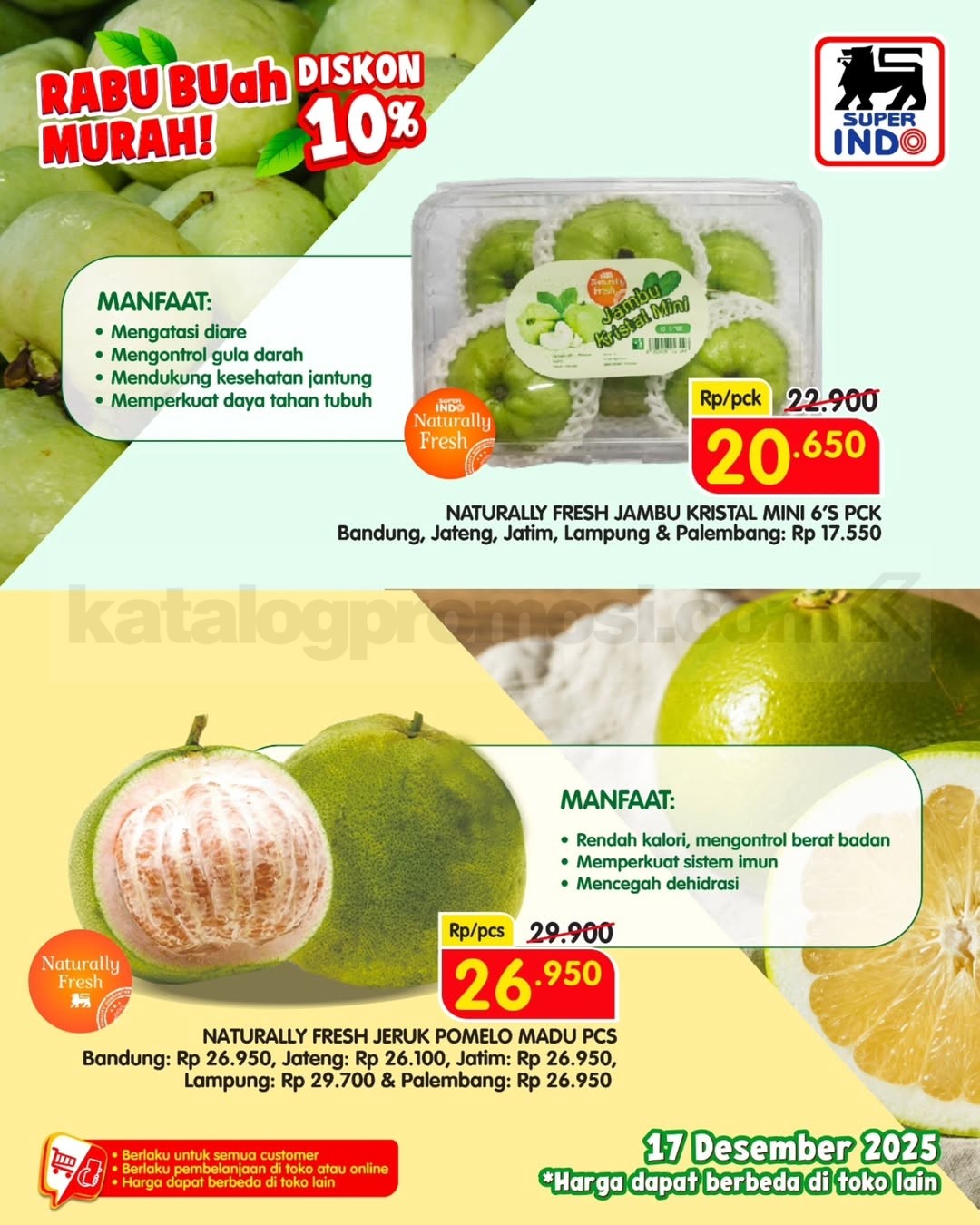 Promo Superindo Rabu Buah Murah Diskon 10% Buah Segar Promo Superindo Rabu Buah Murah Diskon 10% Buah Segar 1