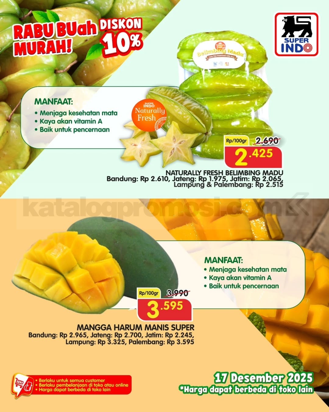 Promo Superindo Rabu Buah Murah Diskon 10% Buah Segar Promo Superindo Rabu Buah Murah Diskon 10% Buah Segar 2
