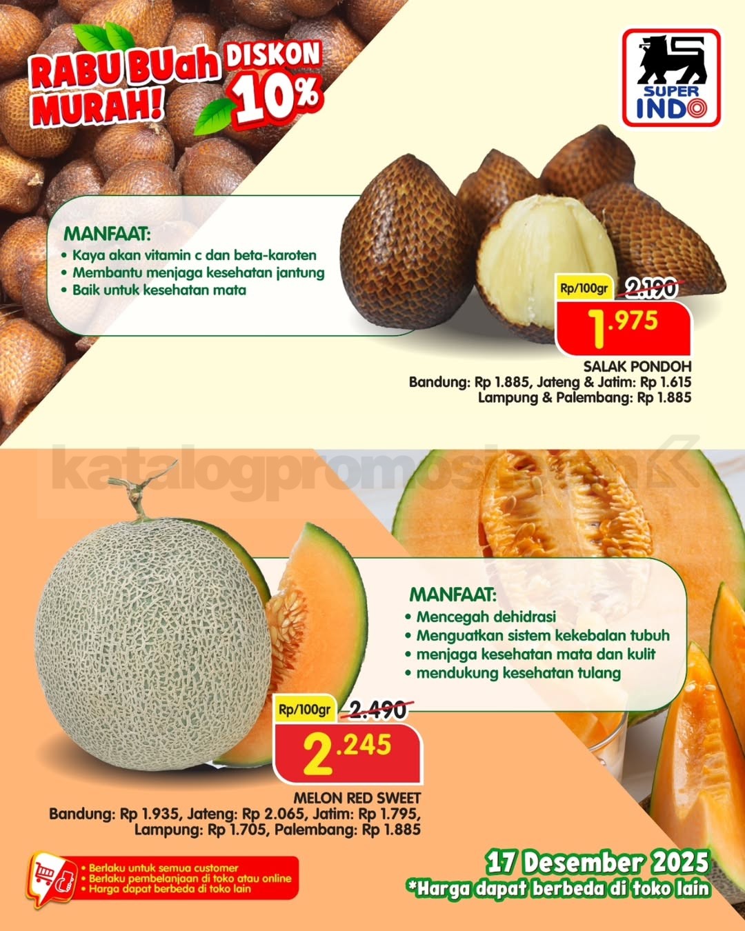 Promo Superindo Rabu Buah Murah Diskon 10% Buah Segar Promo Superindo Rabu Buah Murah Diskon 10% Buah Segar 4