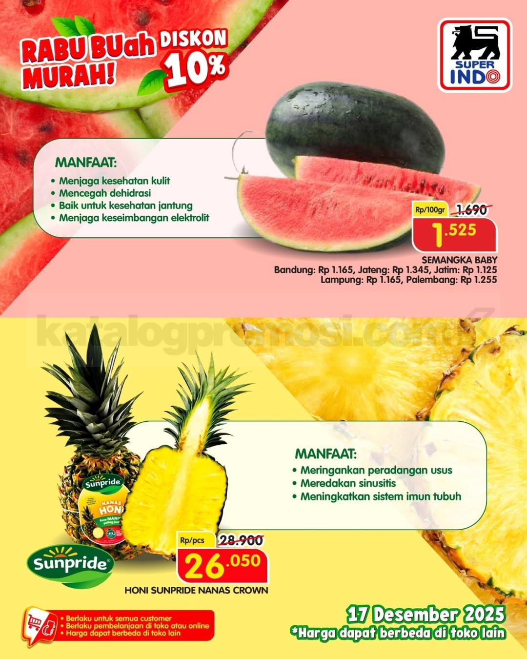 Promo Superindo Rabu Buah Murah Diskon 10% Buah Segar Promo Superindo Rabu Buah Murah Diskon 10% Buah Segar 5