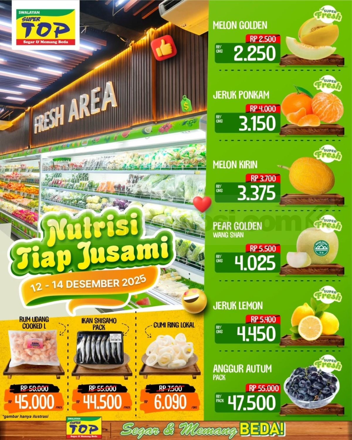 Promo Super TOP JUSAMI Weekend 12-14 Desember 2025 Promo Super TOP JUSAMI Weekend 12-14 Desember 2025 1