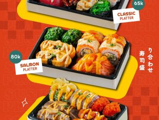 Promo Sushi Go! Platter mulai Rp. 65.000++