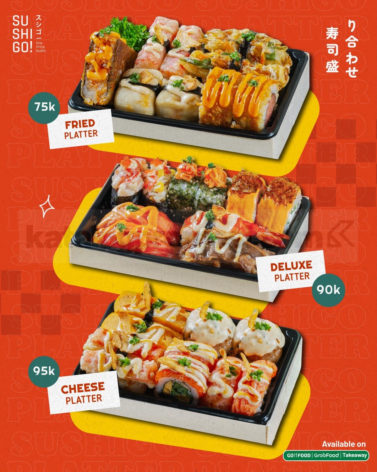 Promo Sushi Go! Platter mulai Rp. 65.000++ Promo Sushi Go! Platter mulai Rp. 65.000++ 1