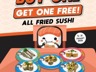 Promo Sushikun Buy 1 Get 1 Fried Sushi periode Januari 2026