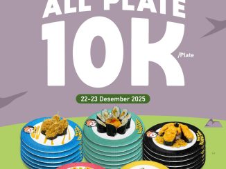 Promo Sushikun Opening Tuban All Sushi Rp. 10.000 per plate di Citimall Tuban