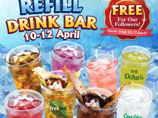 Promo Sushiro Free Refill Drink Bar gratis isi ulang minuman sepuasnya