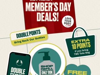 Promo The Body Shop Member's Day Deals dengan double points, refill Rp. 99.000, dan benefit khusus member