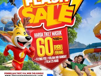 Promo The Jungle Flash Sale Tiket Rp. 60.000 dengan bonus wahana pilihan