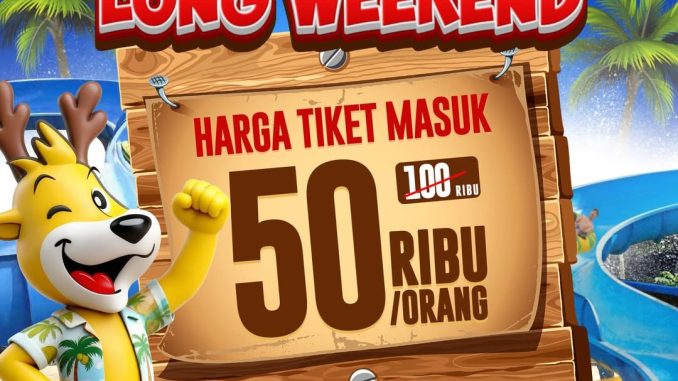 Promo The Jungle Hoki Hours Long Weekend tiket Rp. 50 ribu pembelian pagi