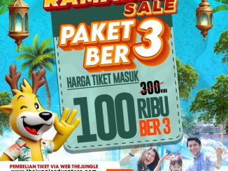 Promo The Jungle Ramadan Sale Paket Ber 8 Rp. 200.000 tiket waterpark rombongan di Bogor