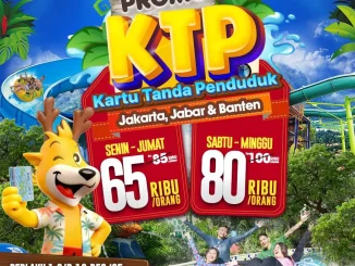 Promo The Jungle Waterpark Bogor KTP Jakarta Jabar Banten mulai Rp65 ribu berlaku 1–19 Desember 2025.