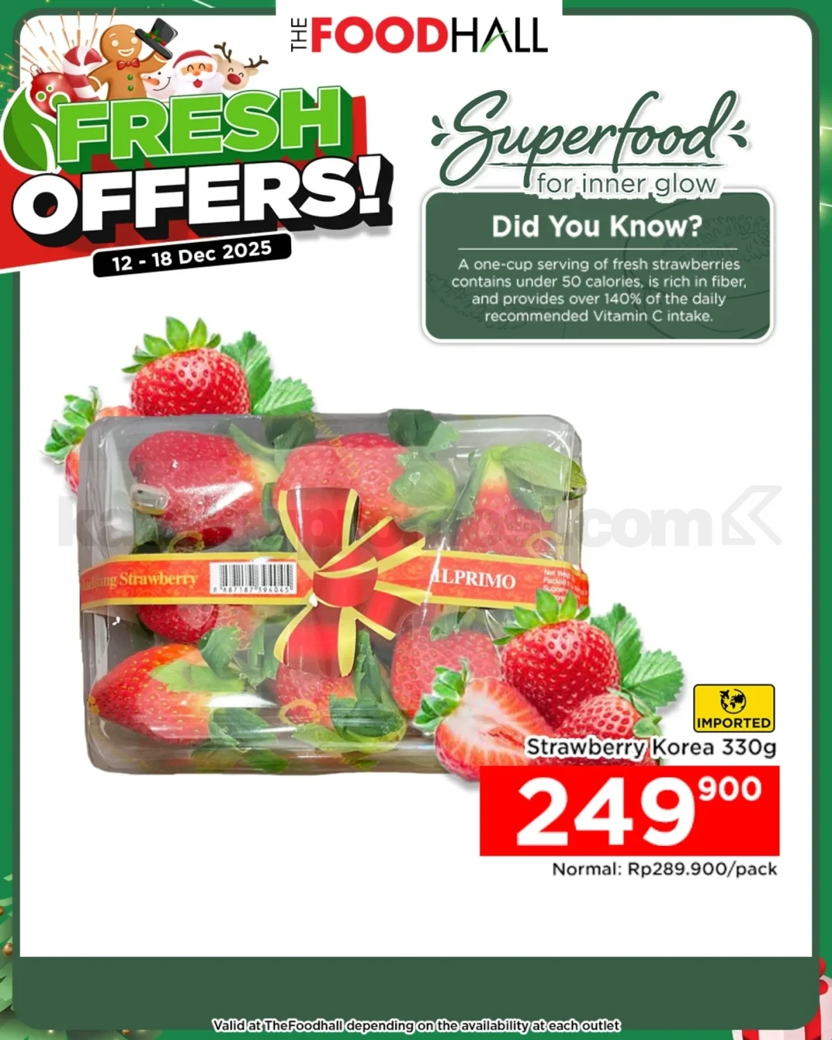 Promo THEFOODHALL JSM - WEEKLY DEALS 12-18 Desember 2025 Promo THEFOODHALL JSM - WEEKLY DEALS 12-18 Desember 2025 12