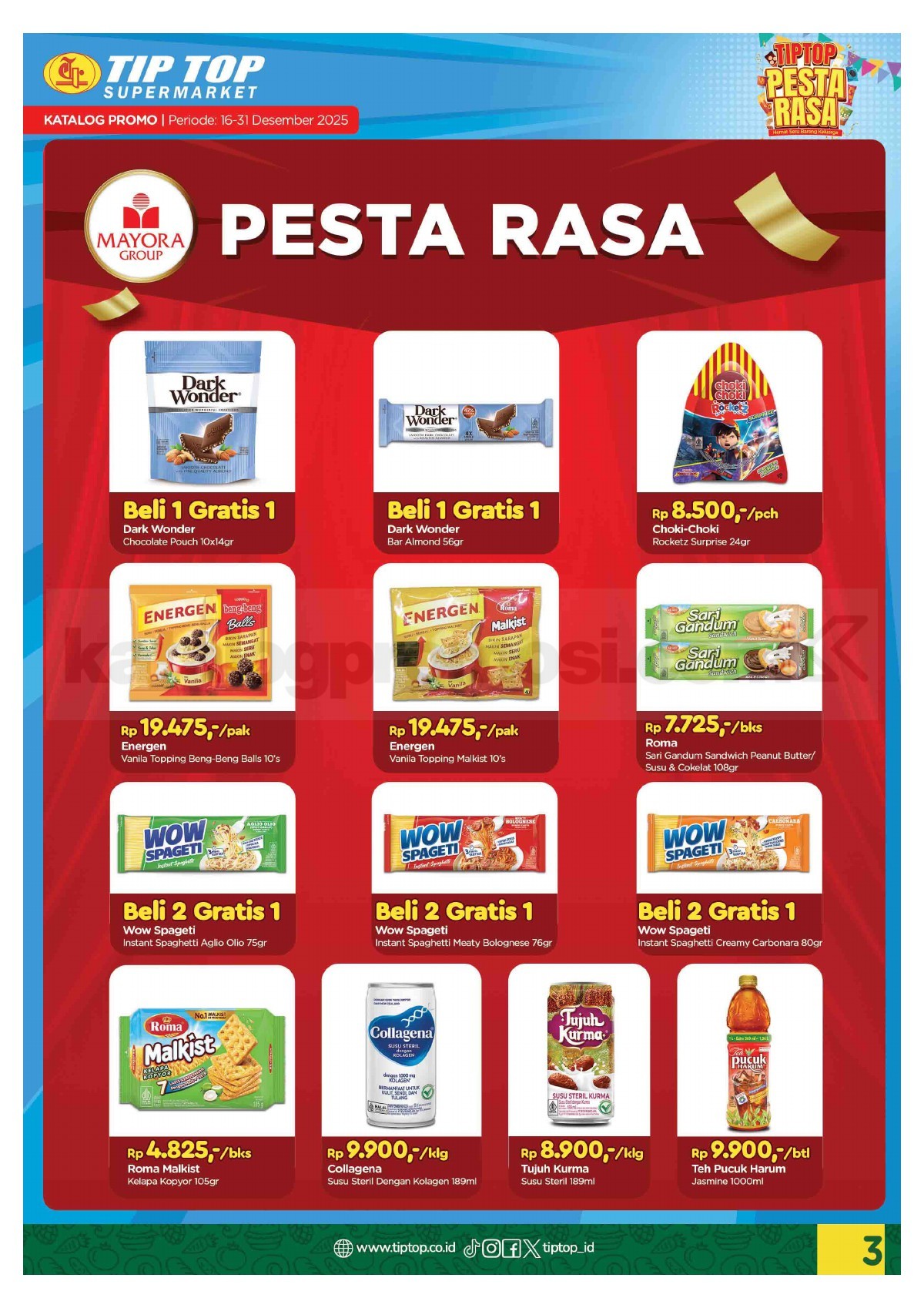 Promo TIP TOP SWALAYAN Katalog Mingguan 16-31 Desember 2025 Promo TIP TOP SWALAYAN Katalog Mingguan 16-31 Desember 2025 3