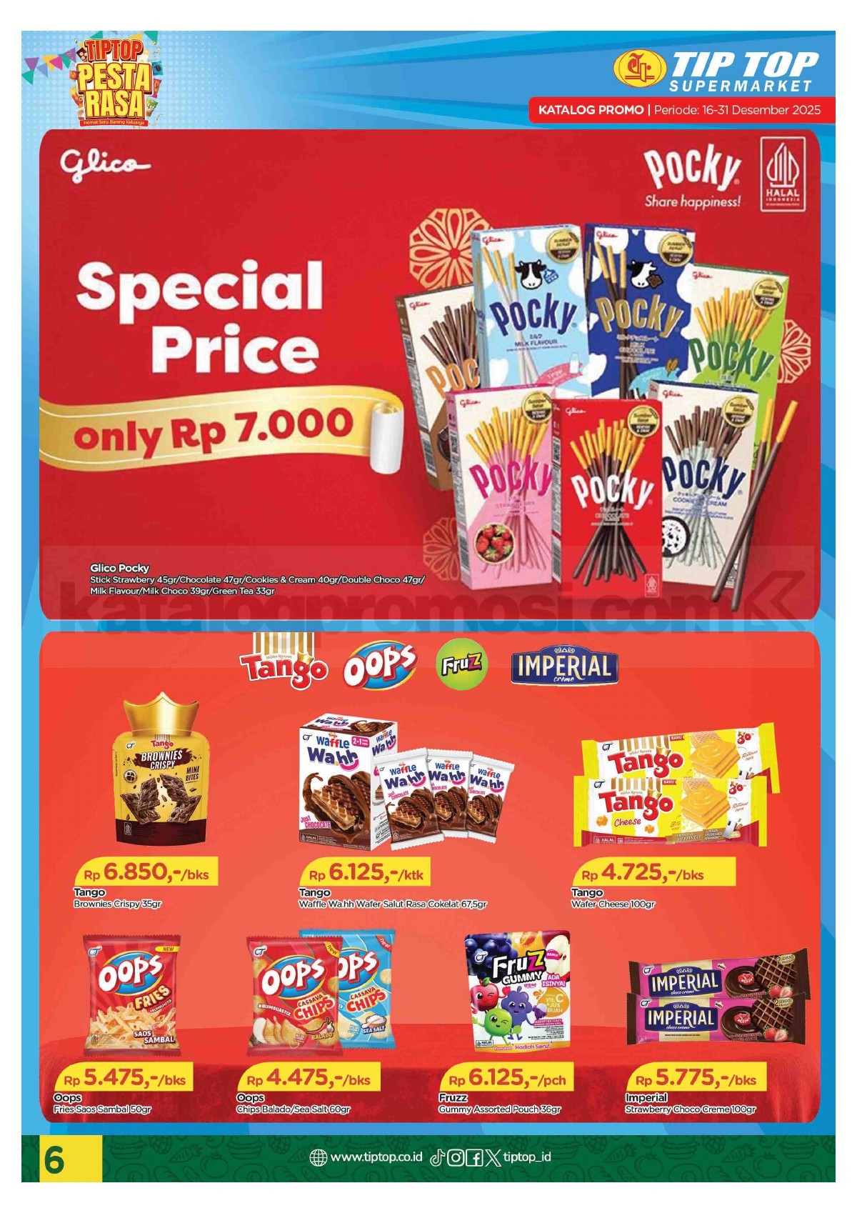 Promo TIP TOP SWALAYAN Katalog Mingguan 16-31 Desember 2025 Promo TIP TOP SWALAYAN Katalog Mingguan 16-31 Desember 2025 6