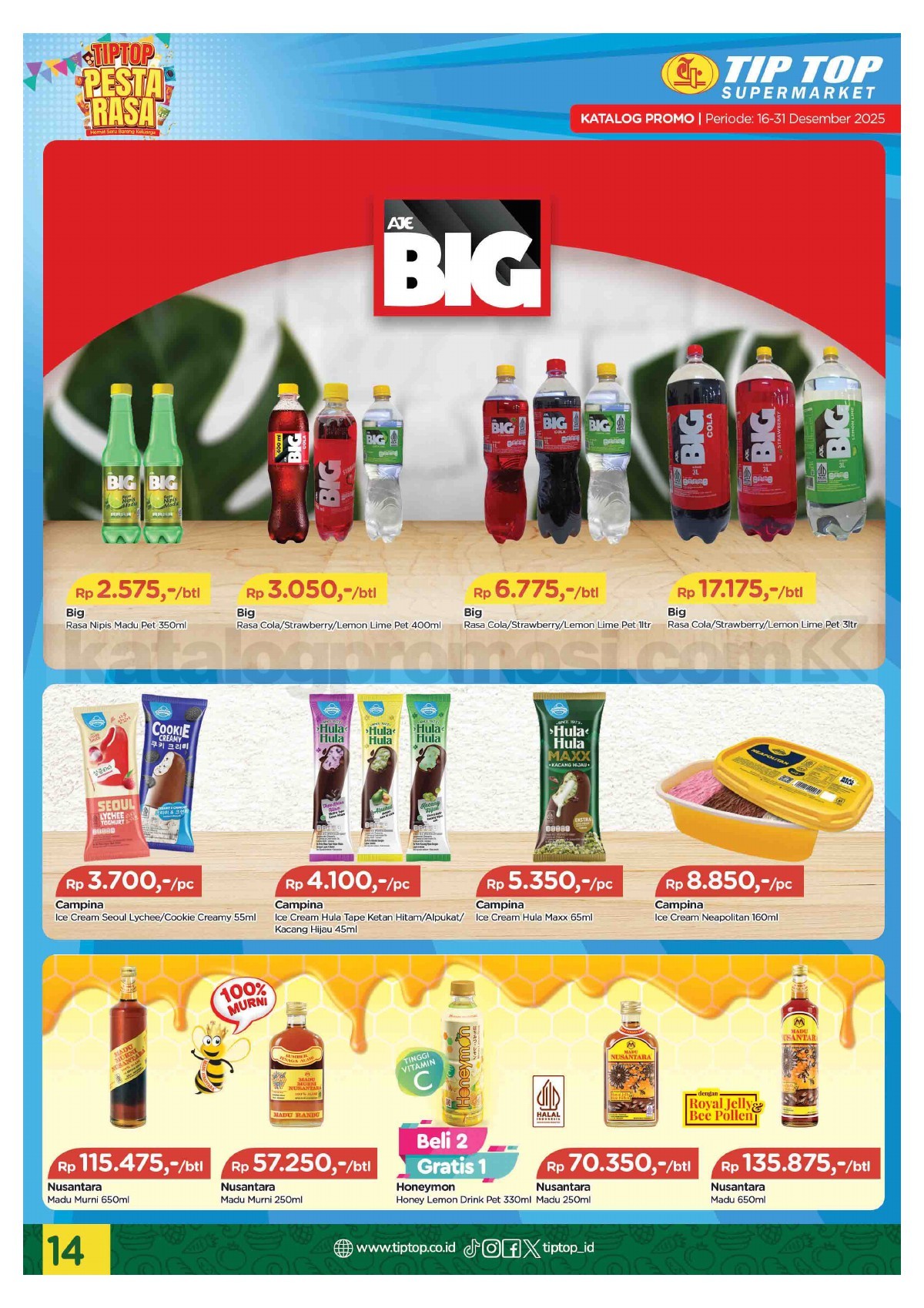 Promo TIP TOP SWALAYAN Katalog Mingguan 16-31 Desember 2025 Promo TIP TOP SWALAYAN Katalog Mingguan 16-31 Desember 2025 14