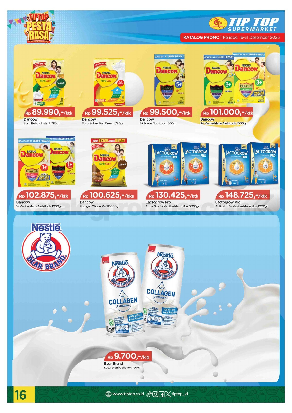 Promo TIP TOP SWALAYAN Katalog Mingguan 16-31 Desember 2025 Promo TIP TOP SWALAYAN Katalog Mingguan 16-31 Desember 2025 16