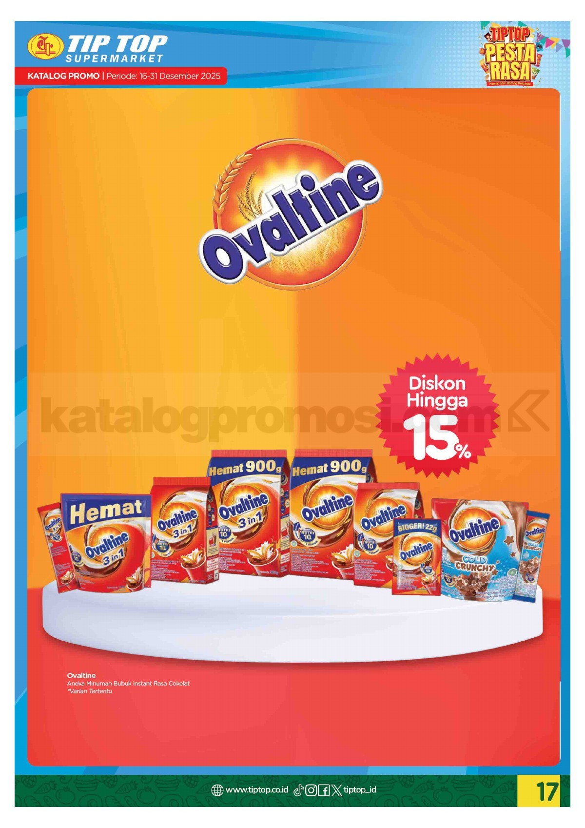 Promo TIP TOP SWALAYAN Katalog Mingguan 16-31 Desember 2025 Promo TIP TOP SWALAYAN Katalog Mingguan 16-31 Desember 2025 17