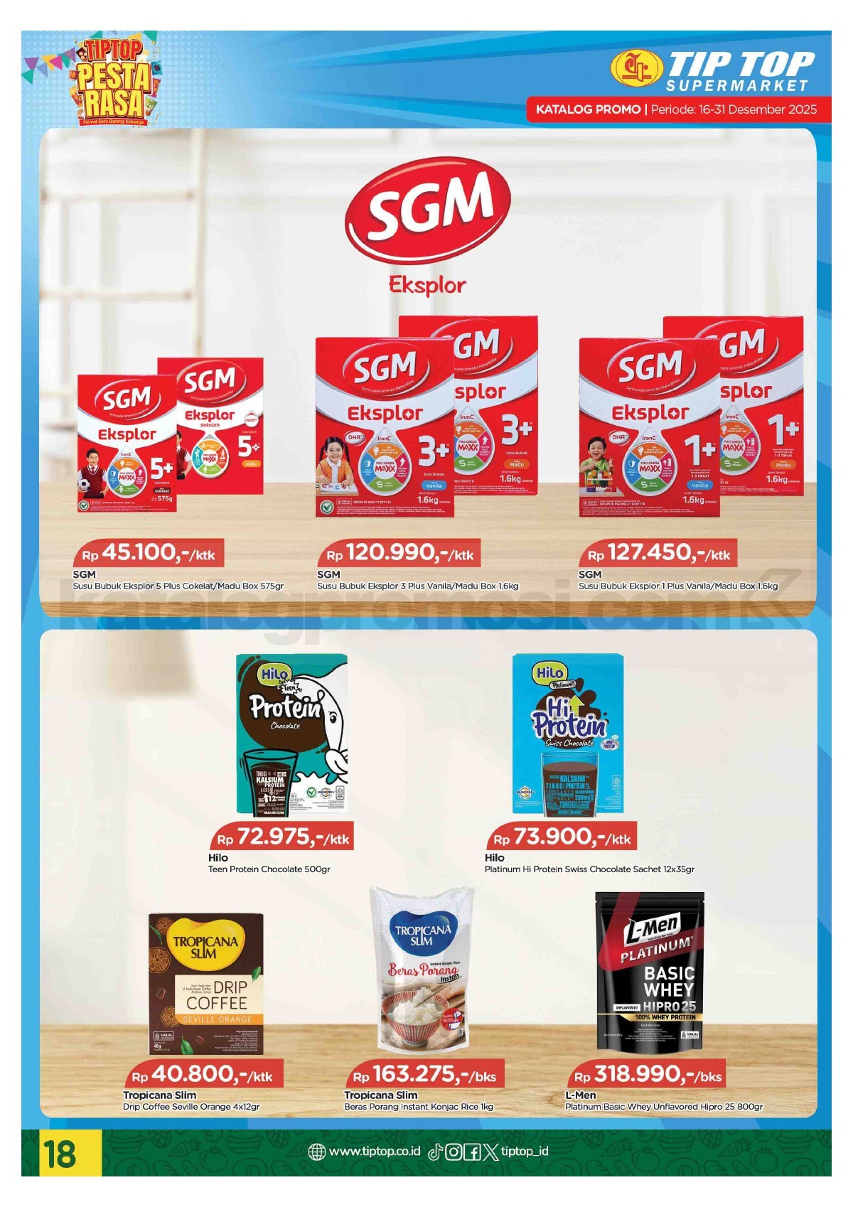 Promo TIP TOP SWALAYAN Katalog Mingguan 16-31 Desember 2025 Promo TIP TOP SWALAYAN Katalog Mingguan 16-31 Desember 2025 18
