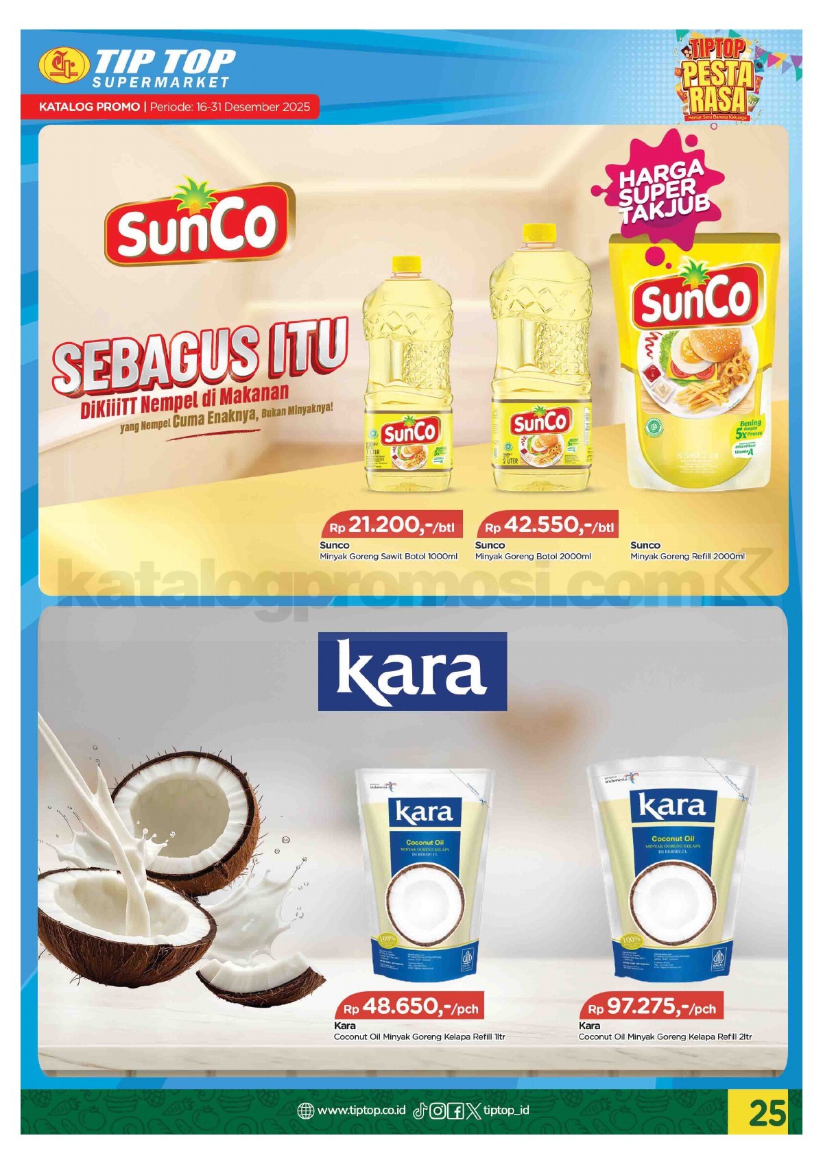 Promo TIP TOP SWALAYAN Katalog Mingguan 16-31 Desember 2025 Promo TIP TOP SWALAYAN Katalog Mingguan 16-31 Desember 2025 25