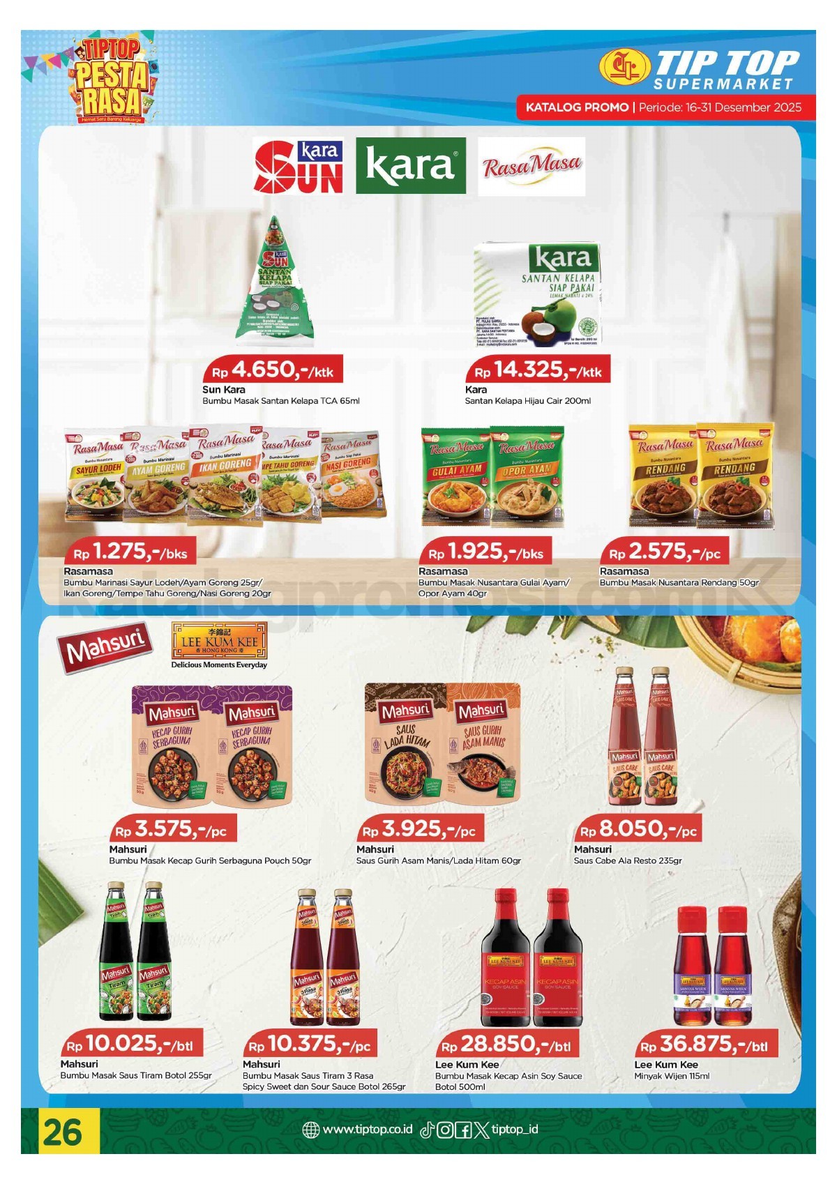 Promo TIP TOP SWALAYAN Katalog Mingguan 16-31 Desember 2025 Promo TIP TOP SWALAYAN Katalog Mingguan 16-31 Desember 2025 26