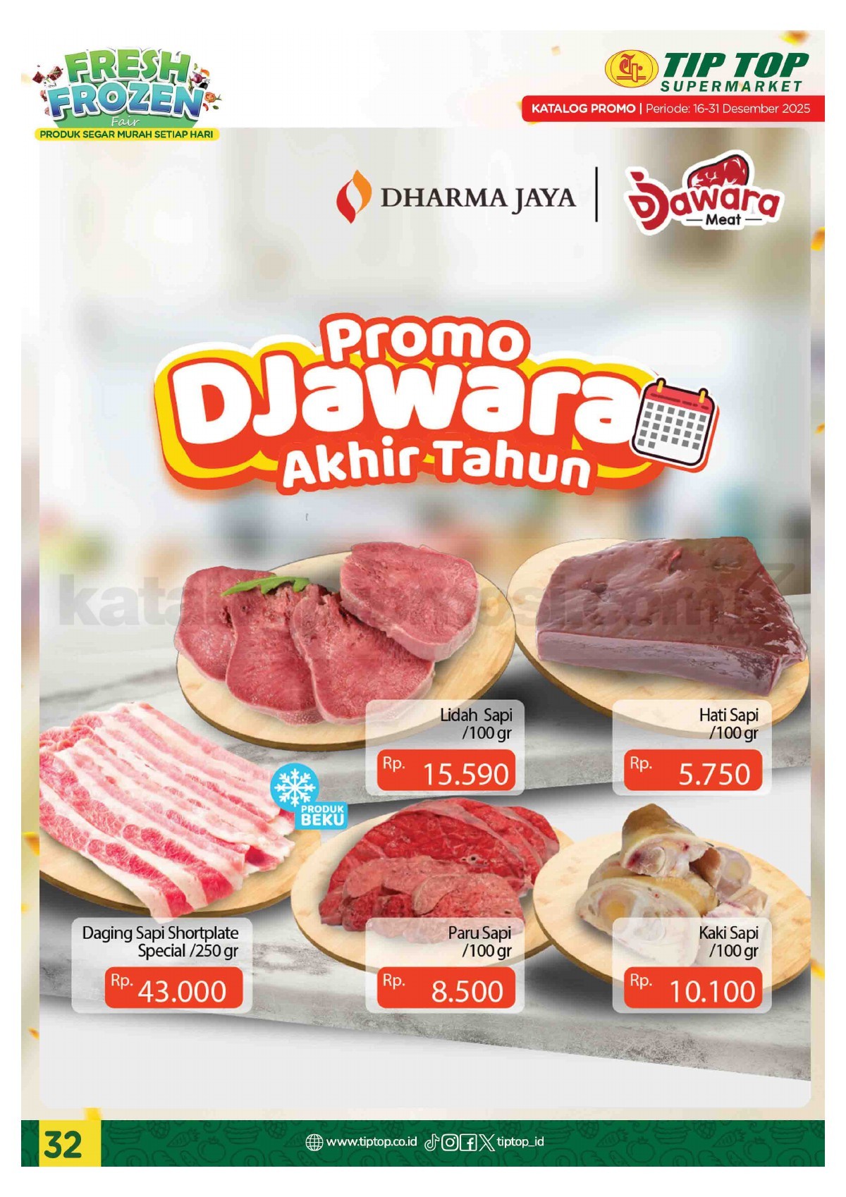 Promo TIP TOP SWALAYAN Katalog Mingguan 16-31 Desember 2025 Promo TIP TOP SWALAYAN Katalog Mingguan 16-31 Desember 2025 32