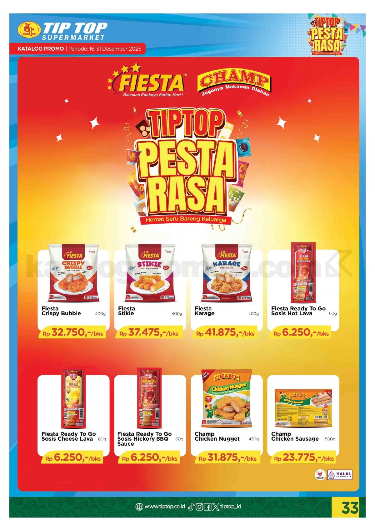Promo TIP TOP SWALAYAN Katalog Mingguan 16-31 Desember 2025 Promo TIP TOP SWALAYAN Katalog Mingguan 16-31 Desember 2025 33