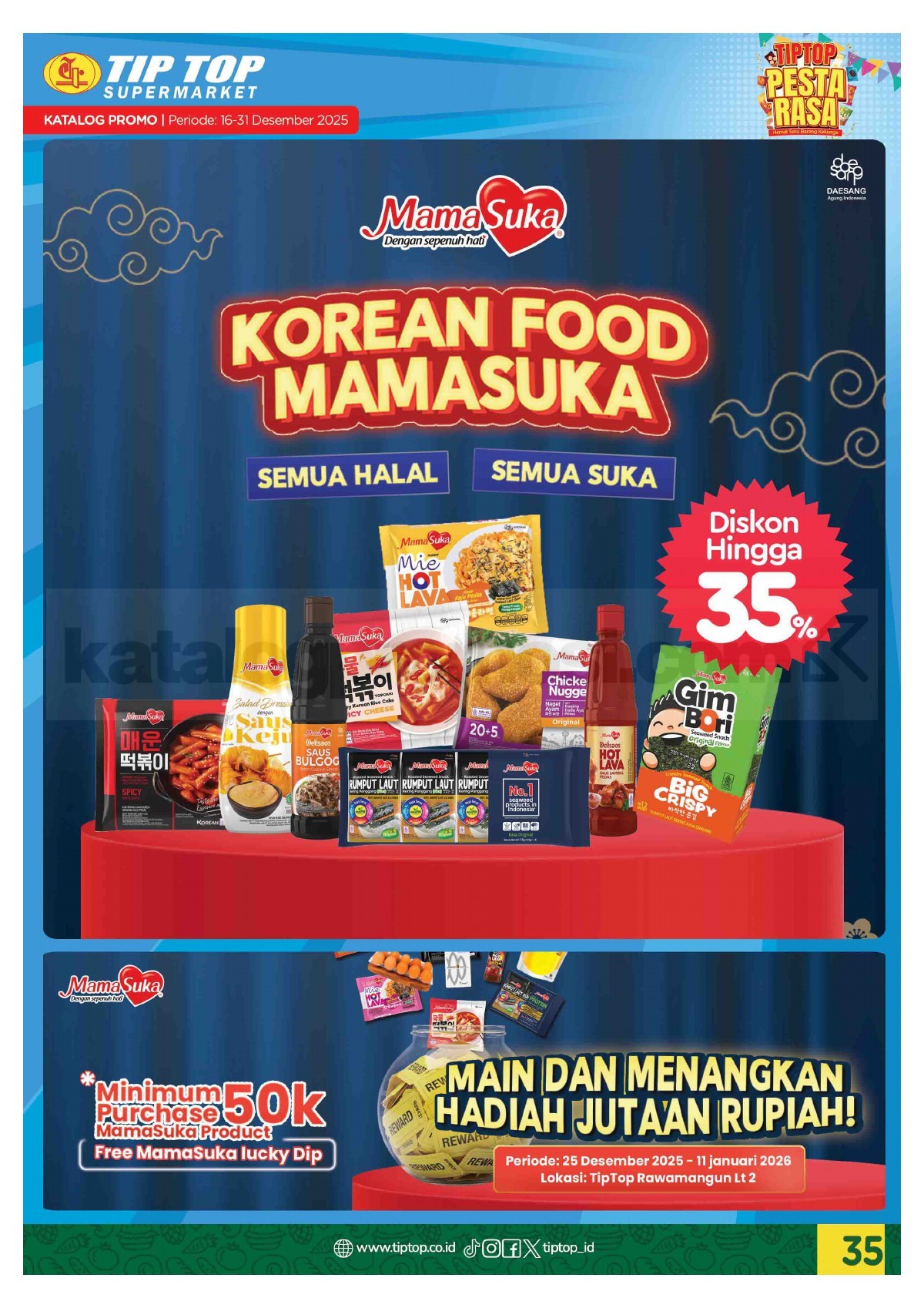 Promo TIP TOP SWALAYAN Katalog Mingguan 16-31 Desember 2025 Promo TIP TOP SWALAYAN Katalog Mingguan 16-31 Desember 2025 35