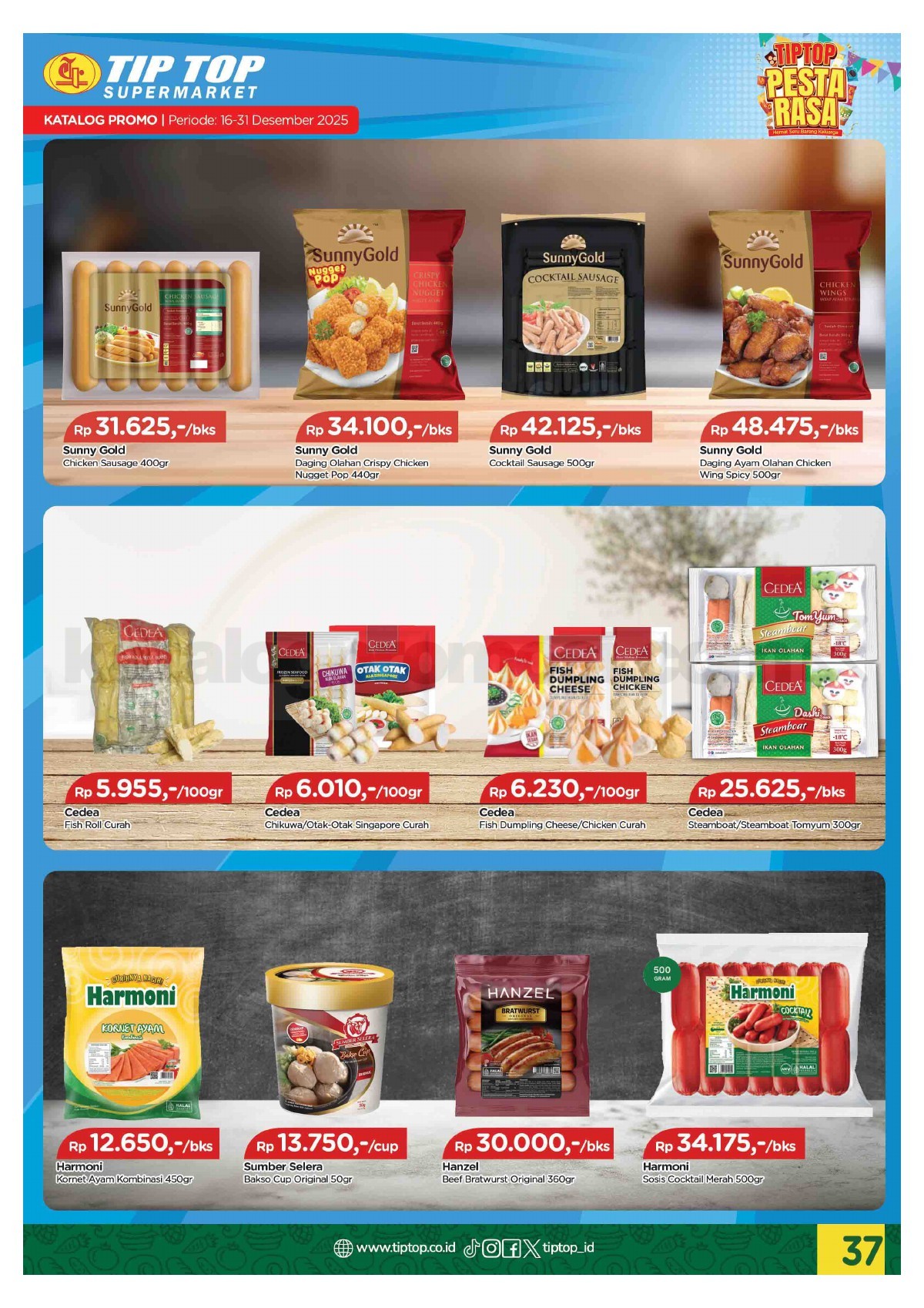 Promo TIP TOP SWALAYAN Katalog Mingguan 16-31 Desember 2025 Promo TIP TOP SWALAYAN Katalog Mingguan 16-31 Desember 2025 37