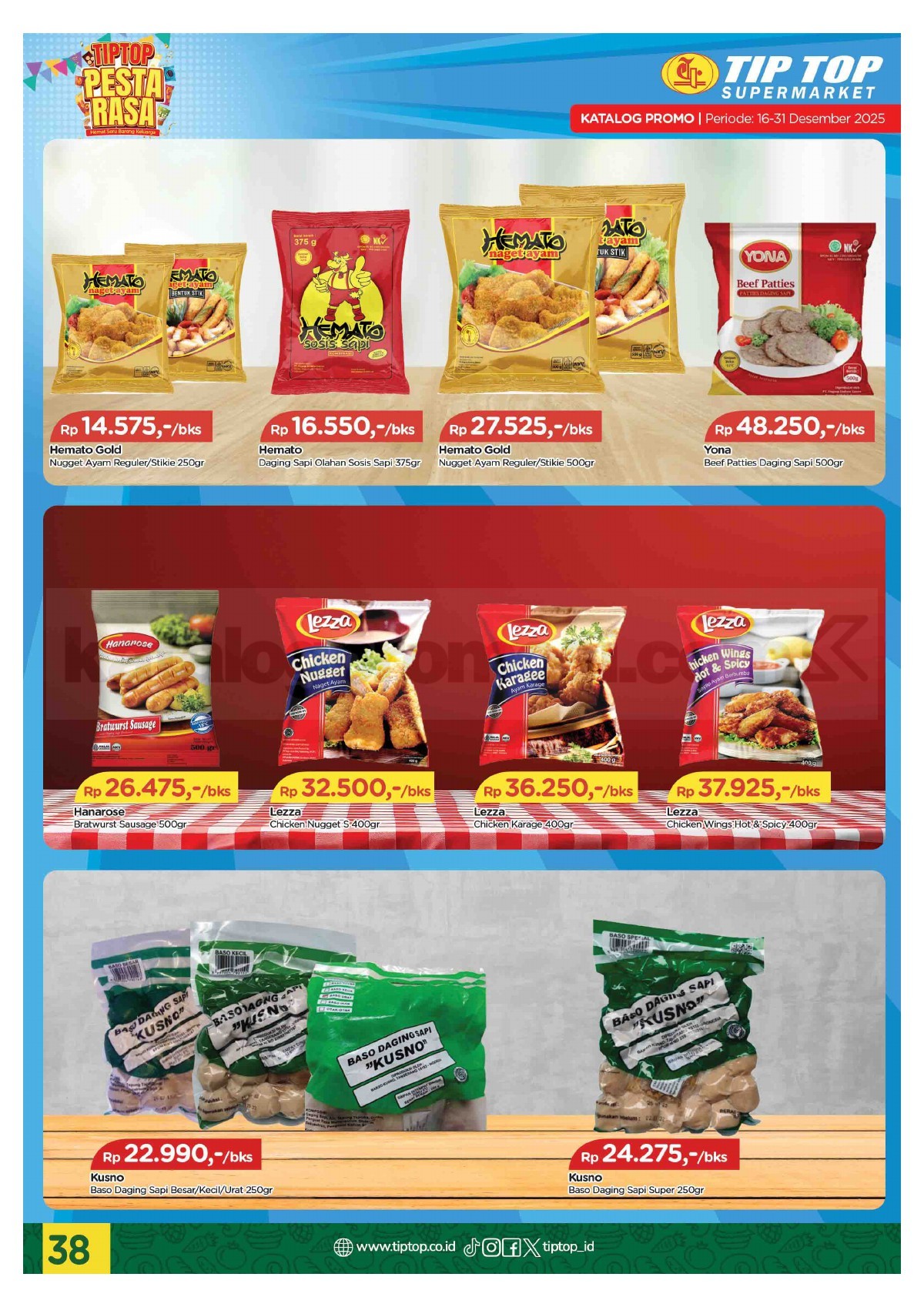 Promo TIP TOP SWALAYAN Katalog Mingguan 16-31 Desember 2025 Promo TIP TOP SWALAYAN Katalog Mingguan 16-31 Desember 2025 38