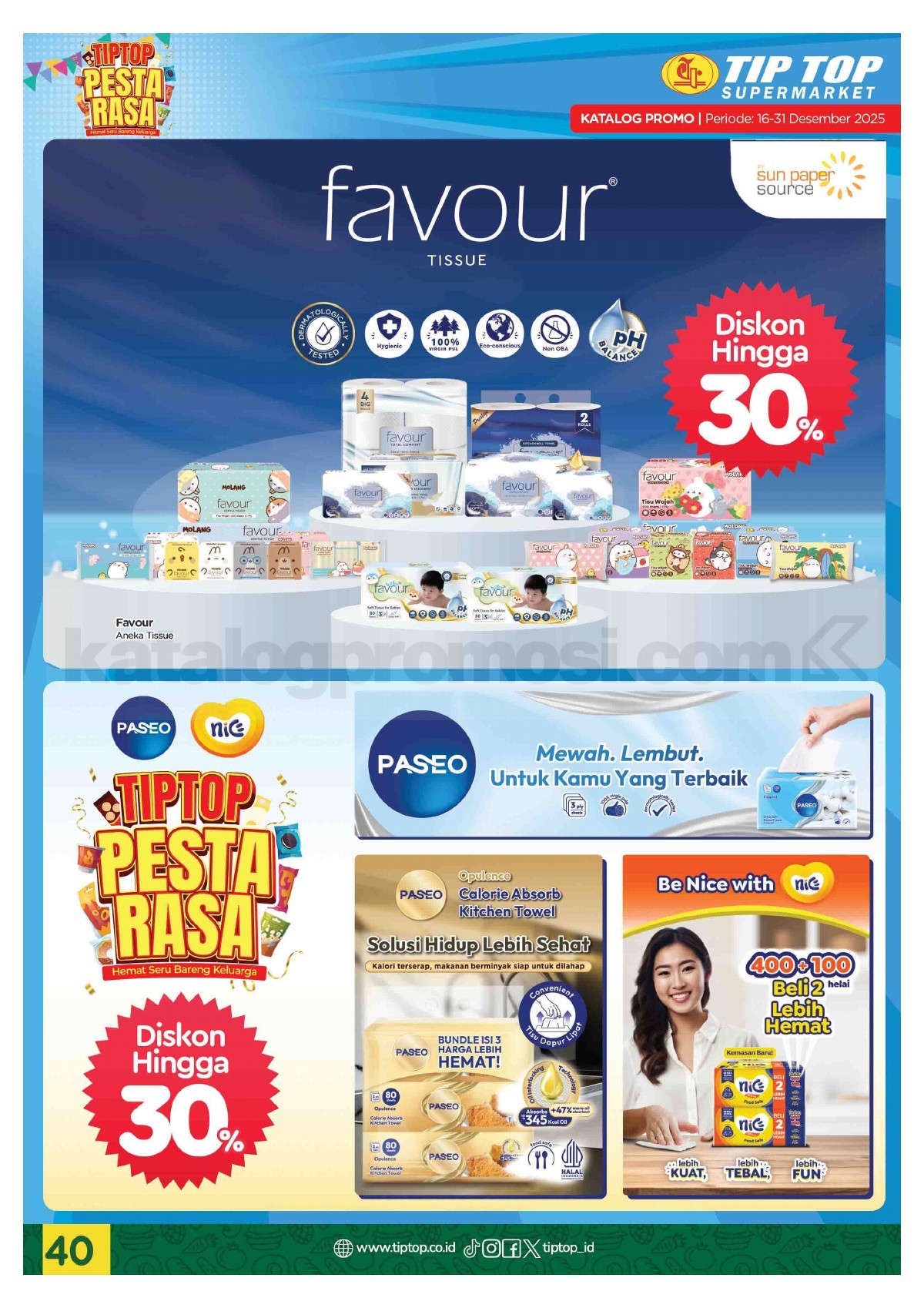 Promo TIP TOP SWALAYAN Katalog Mingguan 16-31 Desember 2025 Promo TIP TOP SWALAYAN Katalog Mingguan 16-31 Desember 2025 40