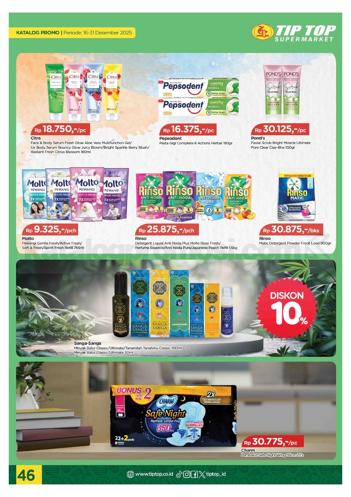 Promo TIP TOP SWALAYAN Katalog Mingguan 16-31 Desember 2025 Promo TIP TOP SWALAYAN Katalog Mingguan 16-31 Desember 2025 46