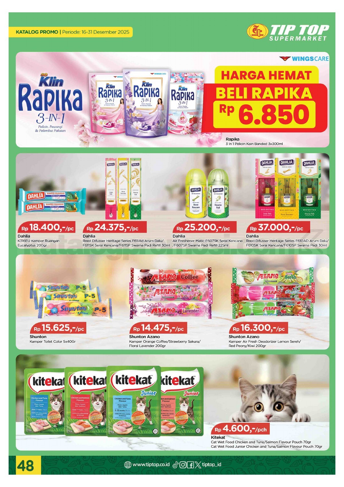 Promo TIP TOP SWALAYAN Katalog Mingguan 16-31 Desember 2025 Promo TIP TOP SWALAYAN Katalog Mingguan 16-31 Desember 2025 48