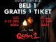 Promo TIX ID Beli 1 Gratis 1 Tiket Film QORIN 2 untuk pembelian dua tiket via aplikasi TIX ID periode 5–10 Desember 2025.