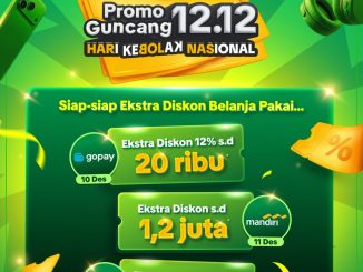 Promo Tokopedia Guncang 12.12 diskon hingga 1,2 juta berlaku sampai 14 Desember 2025 dengan flash sale dan gratis ongkir.