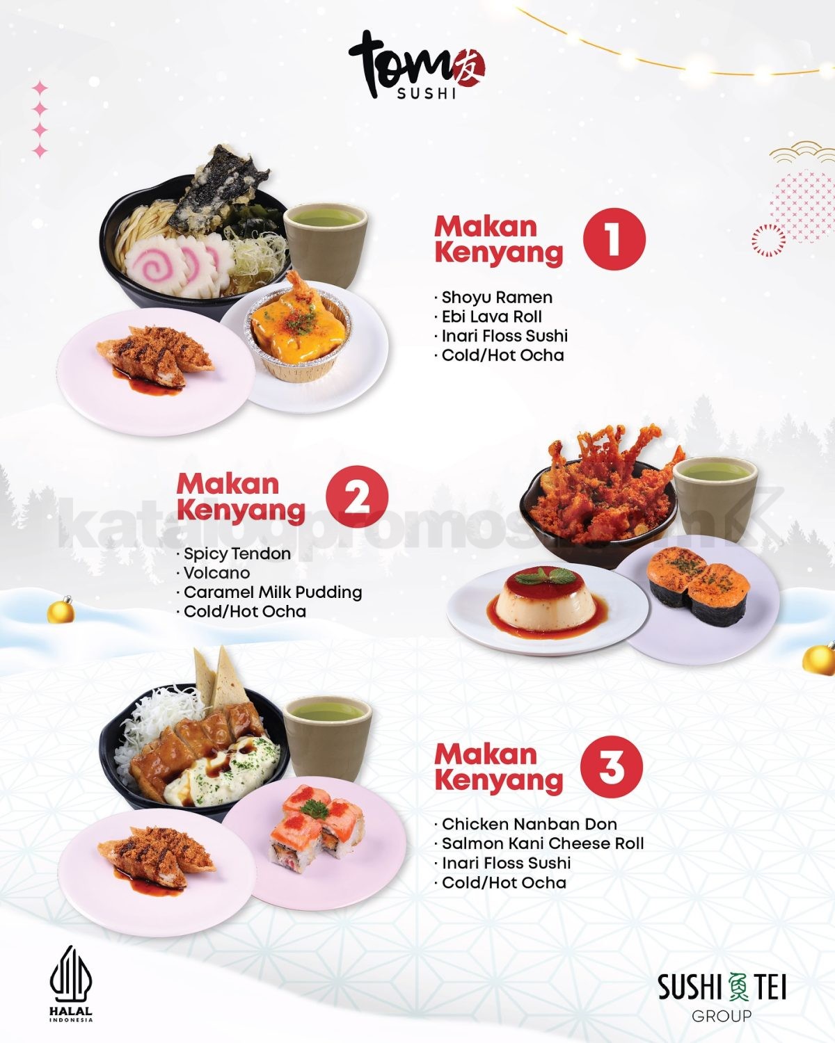 Promo TOM SUSHI Bandung Paket Kenyang Rp. 50.000 Promo TOM SUSHI Bandung Paket Kenyang Rp. 50.000 2