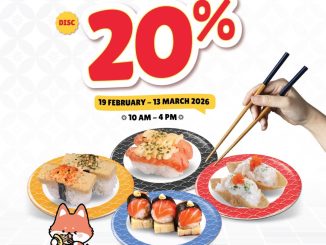 Promo Tom Sushi To Go Diskon 20% Bandung periode 19 Februari - 13 Maret 2026