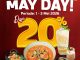 Promo Tong Tji Tea House May Day Sale diskon 20% menu Nusantara