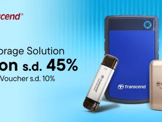 Promo Transcend Safe Storage Solution diskon hingga 45% di Blibli periode Mei Juni 2026