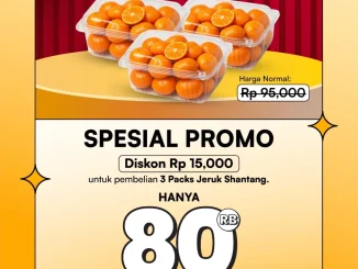 Promo Transmart Allo Bank Diskon Rp. 15.000 Jeruk Shantang di Transmart