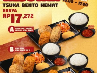 Promo Tsuka Ramen Kejutan Tsuka Bento Hemat Rp. 17.272 paket lengkap ayam dan udang