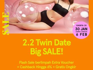 Promo Wacoal 2.2 Twin Date Big Sale di Zalora dengan Flash Sale dan cashback