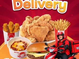 Promo Wendy's Home Delivery Diskon hingga 50% untuk burger, ayam crispy, baked potato dan menu favorit