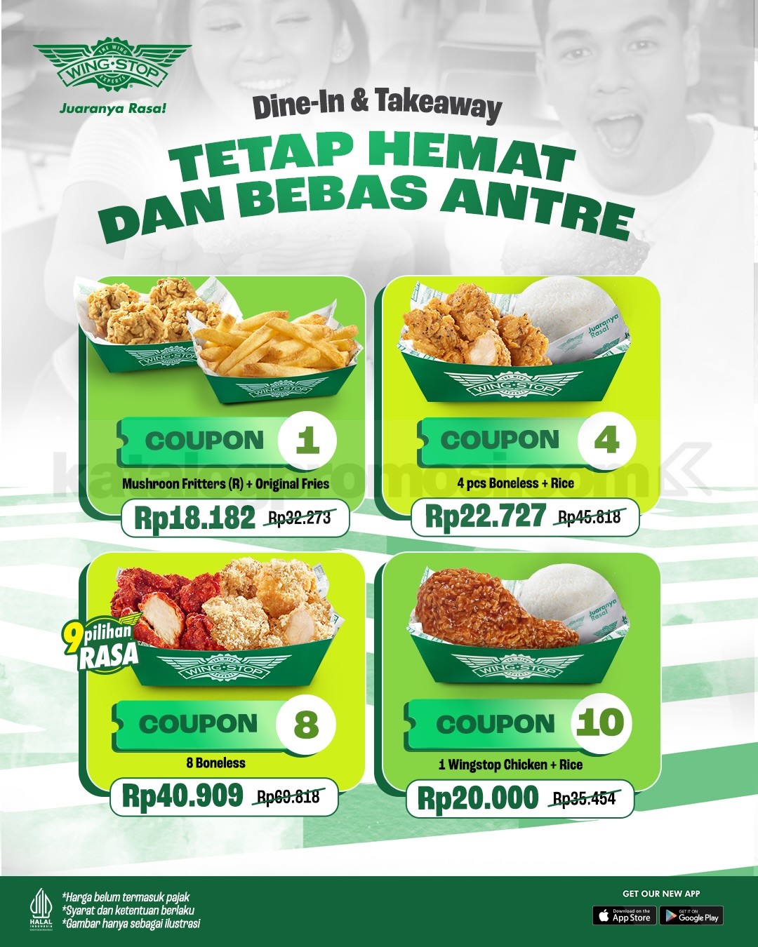 Promo Wingstop Member Voucher Diskon hingga 50% Promo Wingstop Member Voucher Diskon hingga 50% 1